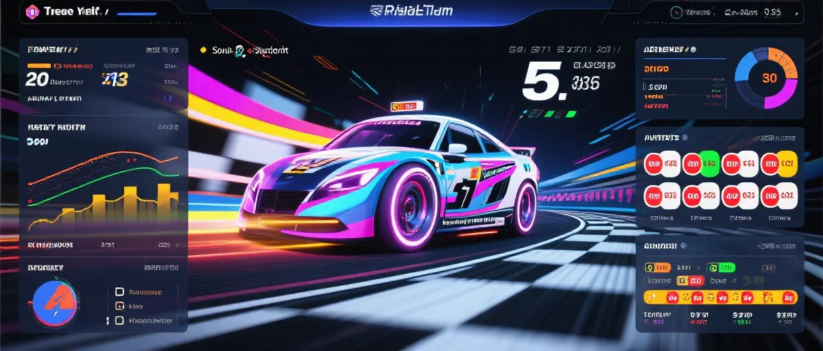 极速赛车数据与走势图示意图